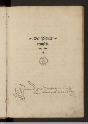 Der Psalter teutsch