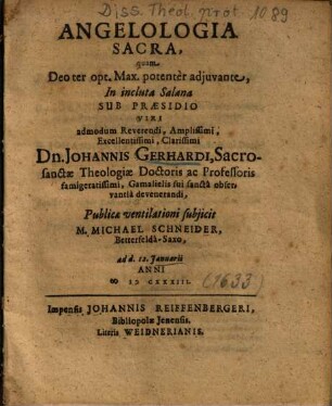 Angelologia Sacra
