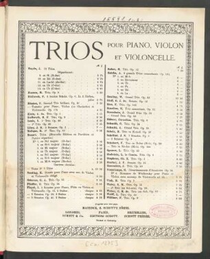 Second trio op. 52