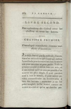 Livre Second. Des opérations du calcul avec les chiffres et avec les lettres.