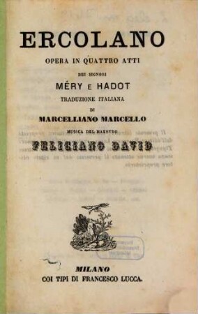 Ercolano : opera in quattro atti