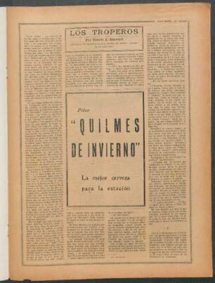Los troperos : (Del libro "El Manantial y otros cuentos del campo", recientemente aparecido)