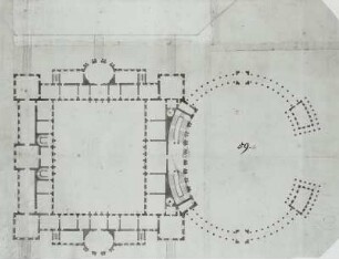 Grundriß eines Amphitheaters, Blatt 59 b