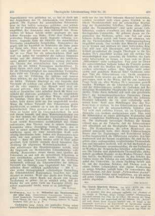 469-470 [Rezension] Grabmann, Martin, Hilfsmittel des Thomasstusiums aus alter Zeit