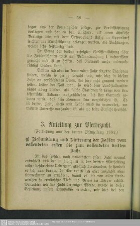 3. Anleitung zur Pferdezucht