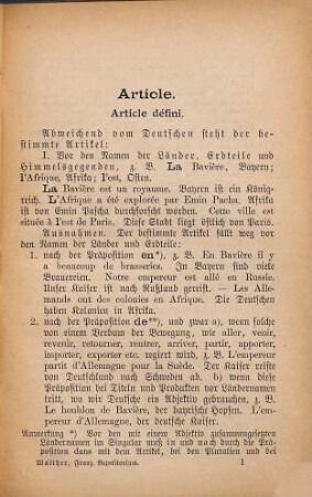Repetitorium der französischen Grammatik