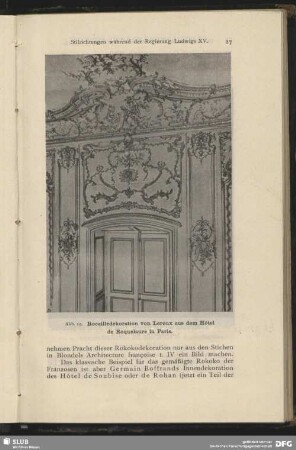 Rocailledekoration aus dem Hòtel de Roquelaure in Paris