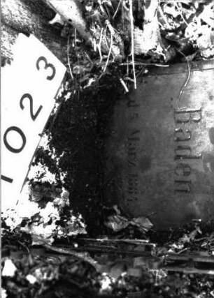 Grabstein 1023 (Detailaufnahme)