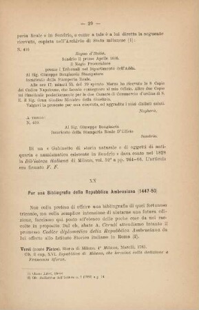 XX. Per una Bibliografia della Repubblica Ambrosiana (1447-50)