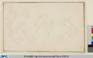 Acht Studien von Putti