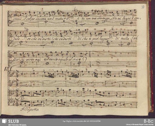 Aria no. 1: Deh se piacer mi vuoi