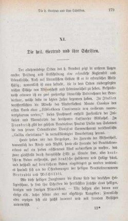179-187 Die h. Gertrud und ihre Schriften