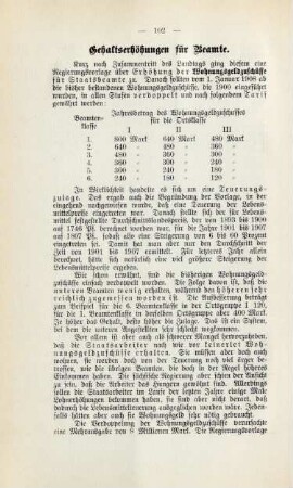 Gehaltserhöhungen für Beamte.