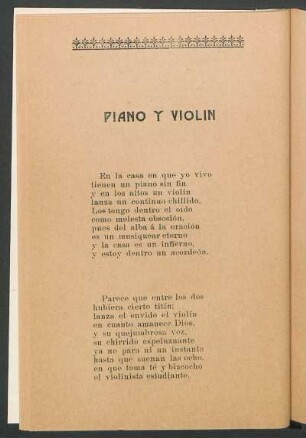 Piano y violín