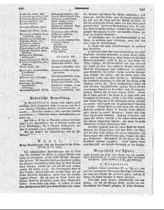 Botanische Bemerkung
