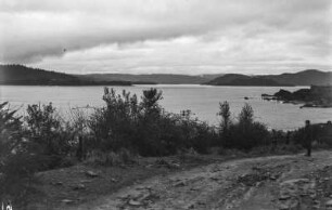 Bucht von Corral : Blick auf die Bucht des Rio Valdivia.