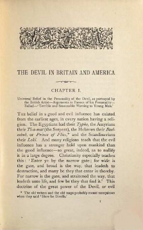 The Devil in Britain and America : With forty seven illustrations