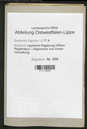 Obligationen und Quittungen über Ablösungskapitalien der lippischen Kirchengemeinden, Bd. 2