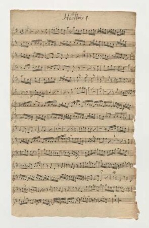 Oboe I, Oboe II, Taille