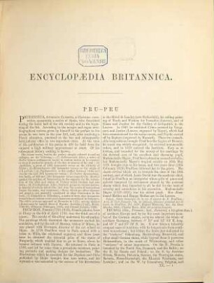 The Encyclopaedia Britannica : a dictionary of arts, sciences, and general literature, 20
