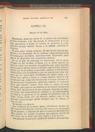 Capítulo VII. - Escenas de un baile.
