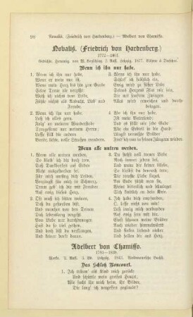 Novalis. (Friedrich von Hardenberg.)