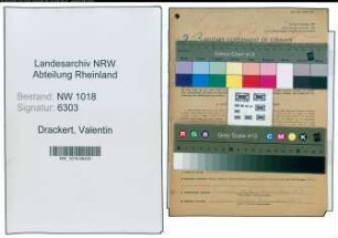 Entnazifizierung Valentin Drackert , geb. 02.03.1918 ()