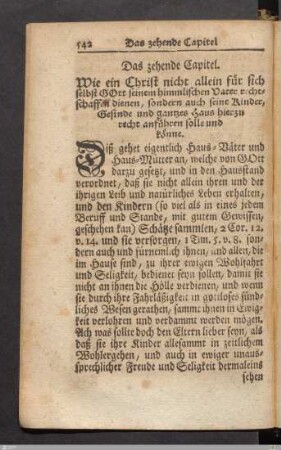 Das zehende Capitel.