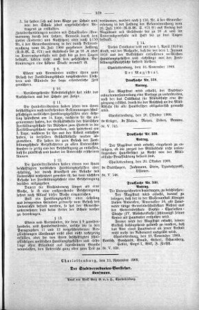 No. 24. (332-354)(337,338,339,340), 24. November 1909