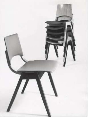 Wilkhahn Stapelstuhl "21 A", "22 A" und "23 A" von Roland Rainer
