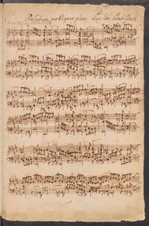 Präludien und Fugen. Auszüge; org; Es-Dur; BWV 552