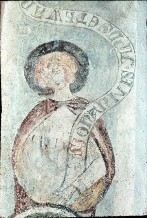 Achter Apostel: Johannes (Apsis, südliches Fenster, linker Pfeiler)
