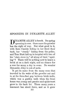 Spooning In Dynamite Alley