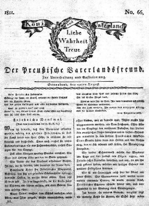 No. 66., vom 17ten August