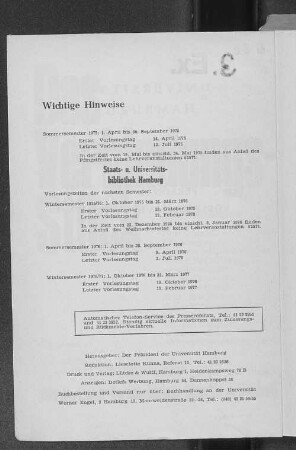 Wichtige Hinweise