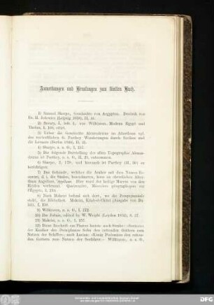 Anmerkungen und Berufungen zum fünften Buch.