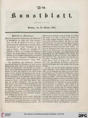 Nr. 81 - 90 (12. Oktober 1841 - 11. November 1841)