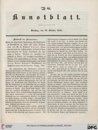 Nr. 81 - 90 (12. Oktober 1841 - 11. November 1841)