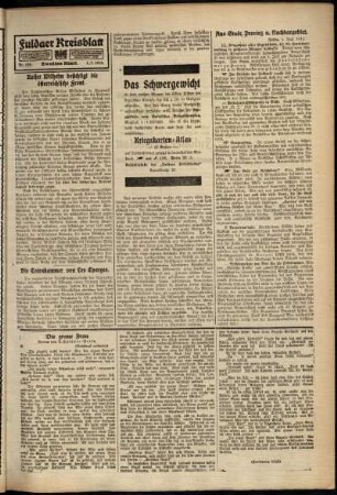 Zweite Ausgabe vom Donnerstag, den 01. Juli 1915.
