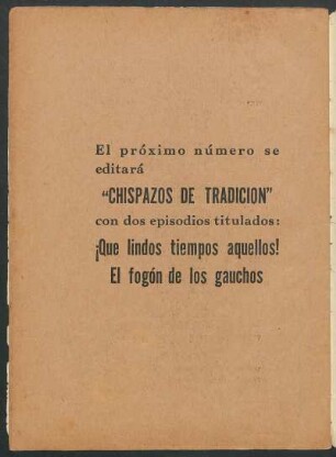 [Anuncio del próximo número]