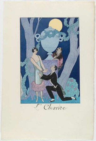 "L'Avarice", aus dem Mode-Almanach "Falbalas et Fanfreluches 1925"