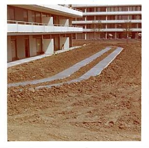 Hansjakob, Gottfried; München - Englschalking, Englschalkingerst. / Elektrastr.; Wohnanlage Cosimapark und Wohnanlage an der Englschalkinger-/ Elektrastraße - Cosimapark, Bauphase