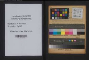 Entnazifizierung Heinrich Klinkhammer , geb. 09.06.1890 (Staedtischer Angestellter)