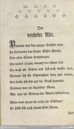 Der verliebte Alte