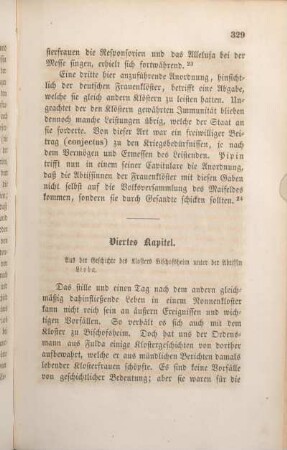 Viertes Kapitel. Aus der Geschichte des Klosters Bischofsheim unter der Äbtissin Lioba.