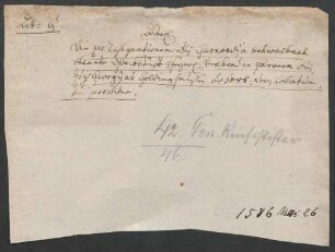 Vollmacht des Gernand von Schwalbach zur Verzichtleistung auf sein Speyrer Kanonikat zugunsten des Johann Georg von Goldinghausen.