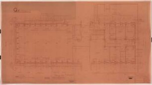 I.G.-Farben, Frankfurt/Main Verwaltungsgebäude: Querflügel 6: Grundriss Keller 1:50