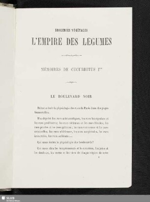 Le Boulevart Noir