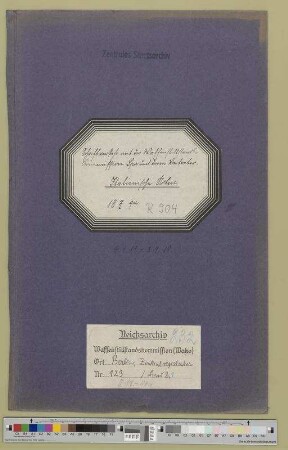 Italienische Noten. - Abschriften und Übersetzungen