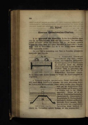 XII. Kapitel. Eiserner Querschwellen-Oberbau.